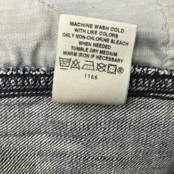 GAP Limited Edition Jean Skirt Size 0 Medium Wash Blue Denim Pencil With Pockets - Picture 10 of 10